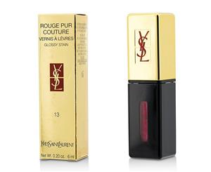 Yves Saint Laurent Rouge Pur Couture Vernis a Levres Glossy Stain # 13 Rose Tempura 6ml/0.2oz