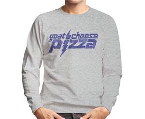 Zits Blue Goats Cheese Pizza Men's Sweatshirt - Heather Grey