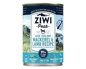 Ziwi Peak Mackerel & Lamb Dog Food Can - 390 Grams