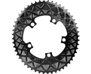 absoluteBLACK Premium Oval Road 110BCD 5B 38t 2x Chainring Black