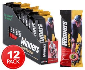 12 x Winners Apple Berry Crumble Energy Bars 55g