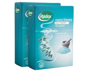 2 x Radox Vapour Therapy Herbal Bath Salts 400g