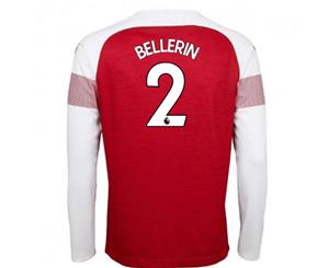 2018-2019 Arsenal Puma Home Long Sleeve Shirt (Bellerin 2)