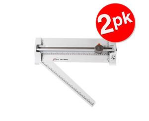 2x Jastek Home/Office A4 Rotary Straight/Perforate/Wave Cut Paper Trimmer Cutter