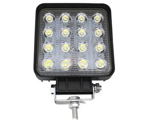 48W LED Work Light Square 600 Flood Lamp Fog IP67 Offroad Tractor Jeep 12V 24V