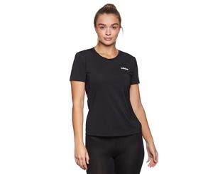 Adidas Women's D2M Solid Tee / T-Shirt / Tshirt - Black/White