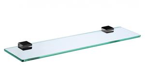 Arcisan Zara Matte Black Glass Shelf