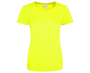 Awdis Just Cool Womens/Ladies Girlie Smooth T-Shirt (Electric Yellow) - PC2963