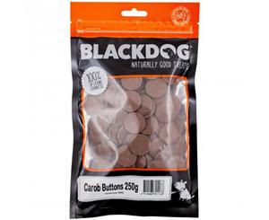 Black Dog - Carob Buttons - Dog Treats