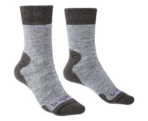 Bridgedale Womens Explorer Heavyweight Merino Comfort Socks - Grey