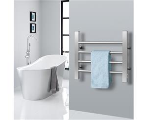 DEVANTI Heated Towel Rail Bathroom Electric Rails Dryer Warmer Ladder Racks