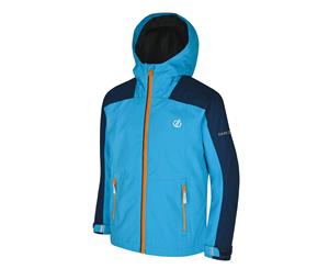 Dare 2B Childrens/Kids Avail Seamsmart Hooded Waterproof Jacket (Atlantic Blue/Clearwater Blue) - RG4143