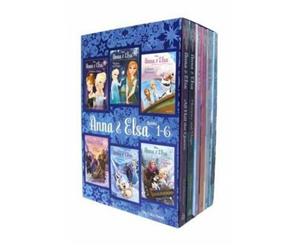 Disney Frozen Anna & Elsa Books 1-6