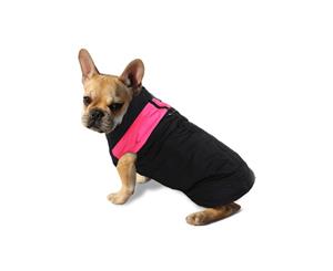 Dog Jacket Padded Waterproof Pet Clothes Super Warm Pink