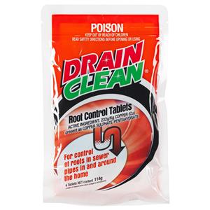 Drain Clean 114g Root Control Tablets - 4 Pack