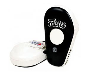 FAIRTEX-Pro Angular Boxing Focus Pads Mitts Muay Thai MMA - Red/Black