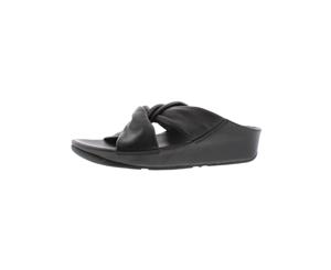 Fitflop Womens Twiss Leather Wedge Slide Sandals