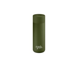 Frank Green Ceramic Reusable Bottle 595ml Khaki