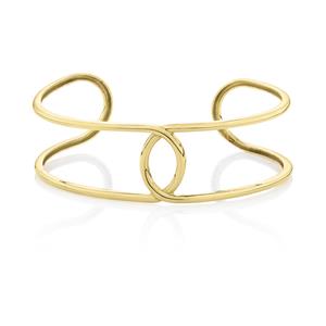 Geometric Bangle in 10ct Yellow Gold