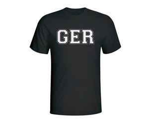 Germany Country Iso T-shirt (black)