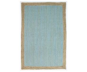 Hampton Center Jute Blue Rug