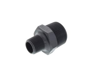 Hex Nipple 32 x 20mm Reducing BSP Plumbing Irrigation Poly Fitting Water Hansen