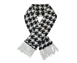 Houndstooth Pet Scarf - Black & White