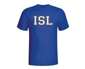 Iceland Country Iso T-shirt (blue)