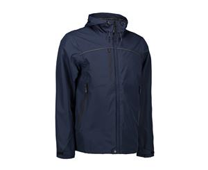 Id Mens Zip N Mix Softshell Jacket (Navy) - ID421