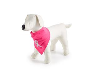 Ideology Breast Cancer Ribbon Dog Bandana