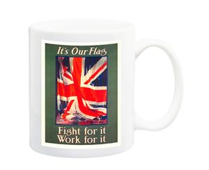 Its Our Flag Guy Lipscombe 1914 War Poster Mug - 11 Fluid Oz