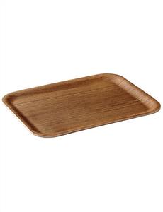 &KINTO NONSLIP RECTANGULAR TRAY 320MM - TEAK