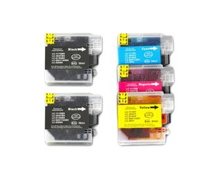 LC38 LC67 Compatible Inkjet Cartridge Set 5 Ink Cartridges [Boxed Set]