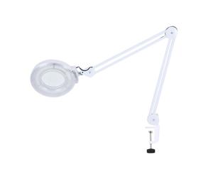 Led Light Desktop Magnifier Glass 5X Magnification 120Mm Lens Led Lamp Clamp Diopter