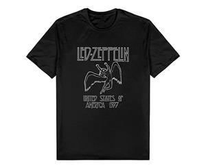 Led Zeppelin logo Black Tee T-Shirt