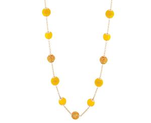 Lovisa Gold Wrap Bead Station Necklace