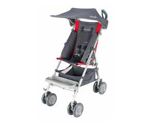 Maclaren Complete Major Elite Special Need Stroller Buggy Pk Cardinal Charcoal