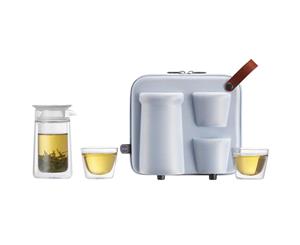 Mobile Moon Portable Tea Set Light Blue