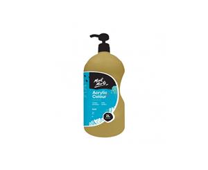 Mont Marte Studio Acrylic Paint 2litre - Gold