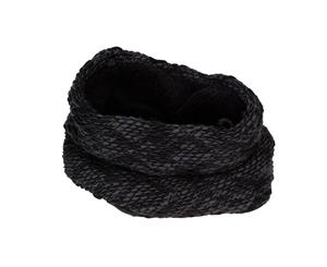 Myrtle Beach Adults Unisex Highloft Fleece Loop Snood (Dark Grey/Black) - FU651