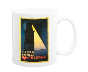 Night Service Souther Railway Travel Poster Mug - 11 Fluid Oz