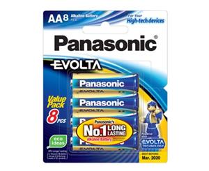 Panasonic EVOLTA AA 8 Pack Alkaline Battery