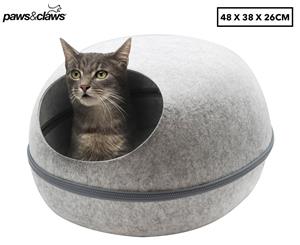 Paws & Claws 48x38cm Cosy Cat Cave - Grey