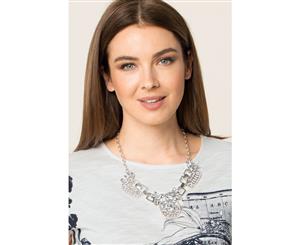 Petal Statement Necklace Multi