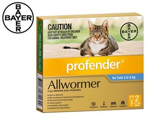 Profender Allwormer For Cats 2.5-5kg