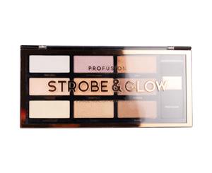 Profusion Strobe and Glow 9 Shade Highlight Palette and Brush