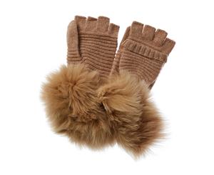 Qi Pop Top Cashmere Gloves