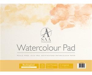 SAA Bockingford Watercolour Pad 300gsm 1/4 imperial (11x15"/28x38cm) Hot Pressed