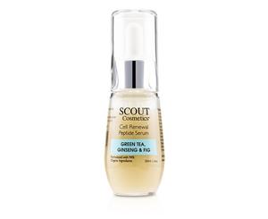 SCOUT Cosmetics Cell Renewal Peptide Serum with Green Tea Ginseng & Fig 30ml/1oz