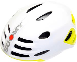 SUOMY SFERA Road Bike Helmet White Gloss/Fluo Yellow